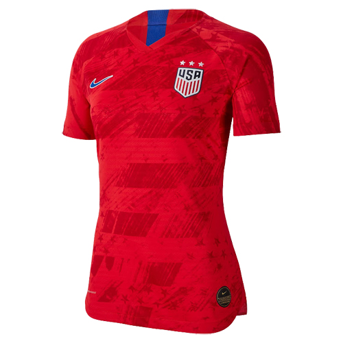 USA 2019 Away Red Long Sleeve Women Jersey