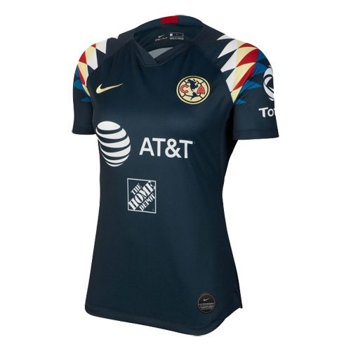 Club America 2019/20 Away Blue Women Retro Jersey