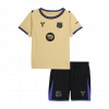 Barcelona 2025/26 Away Yellow Kids Kit