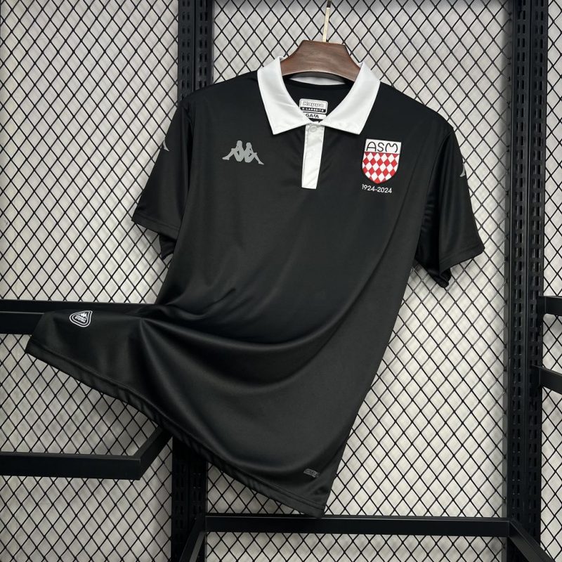 AS Monaco maillot 2024/25 Black Jersey