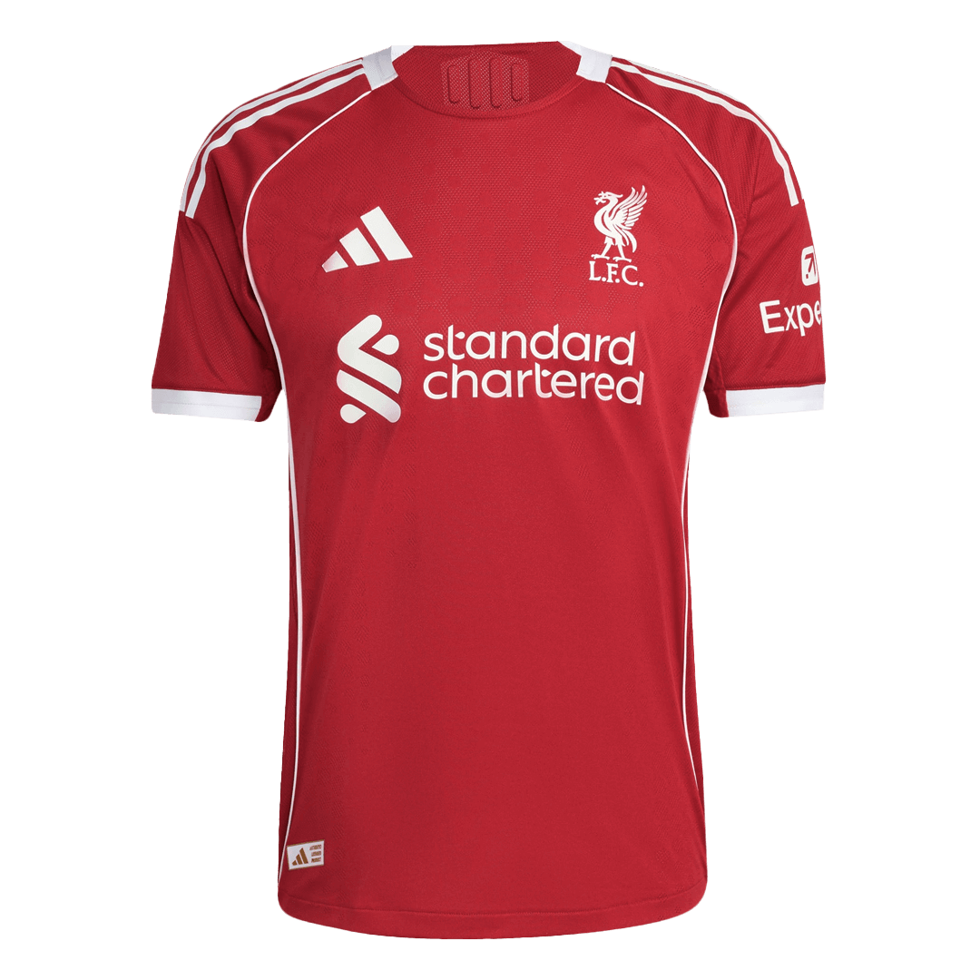 Liverpool 2025/26 Home Red Player Version Jersey