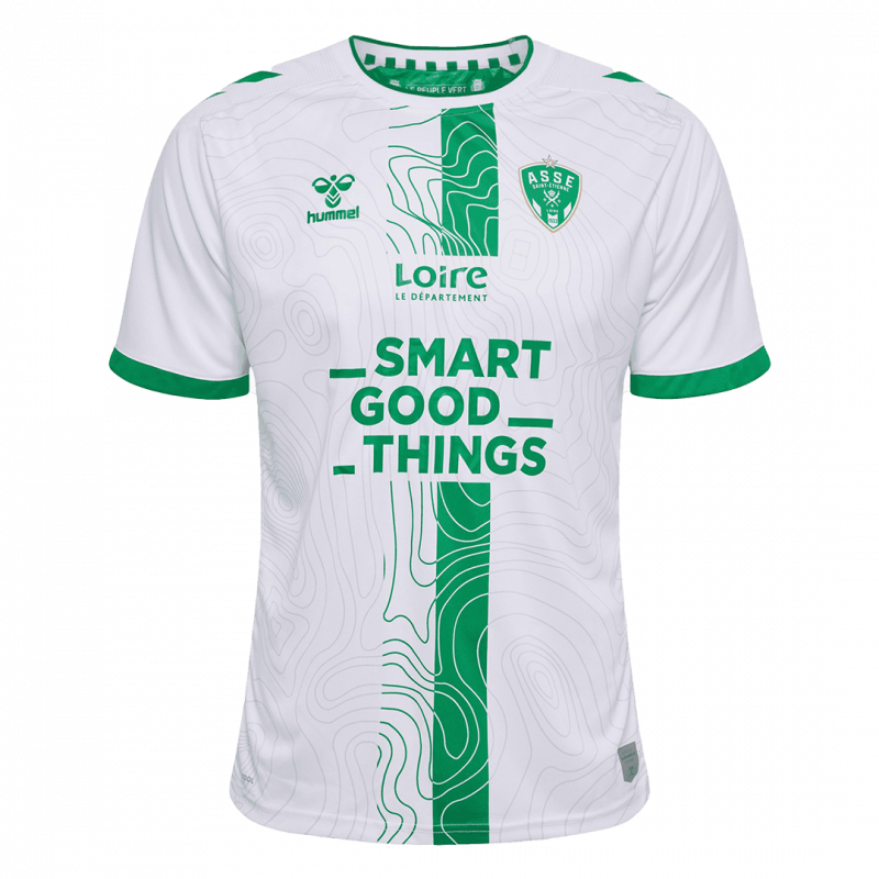 AS Saint-Etienne 2022/23 Away White Jersey