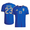 BASTONI #23 Italy 2026 Home Blue Player Version Jersey