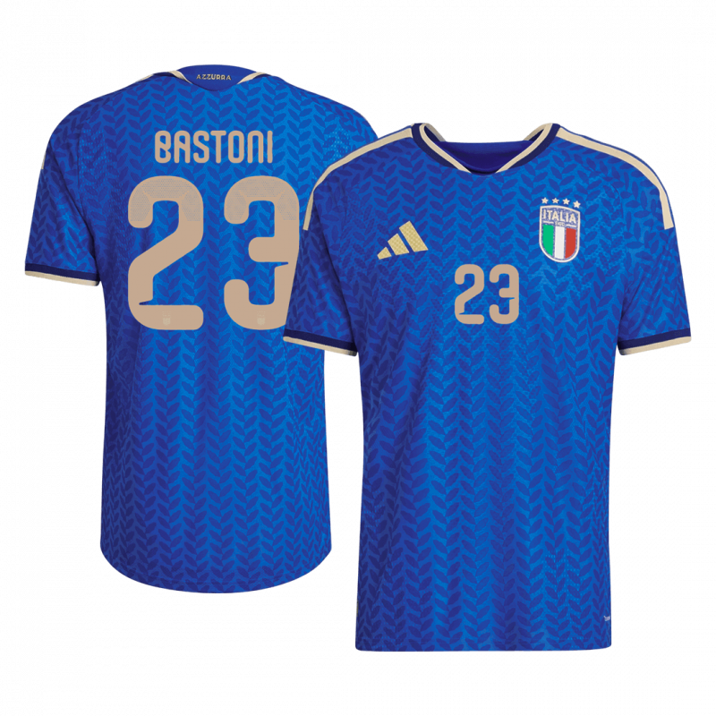 BASTONI #23 Italy 2026 Home Blue Player Version Jersey