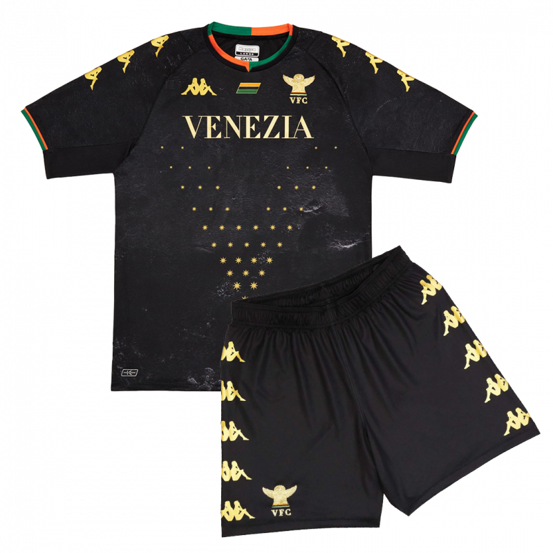 Venezia FC 2021/22 Home Black Kids Kit