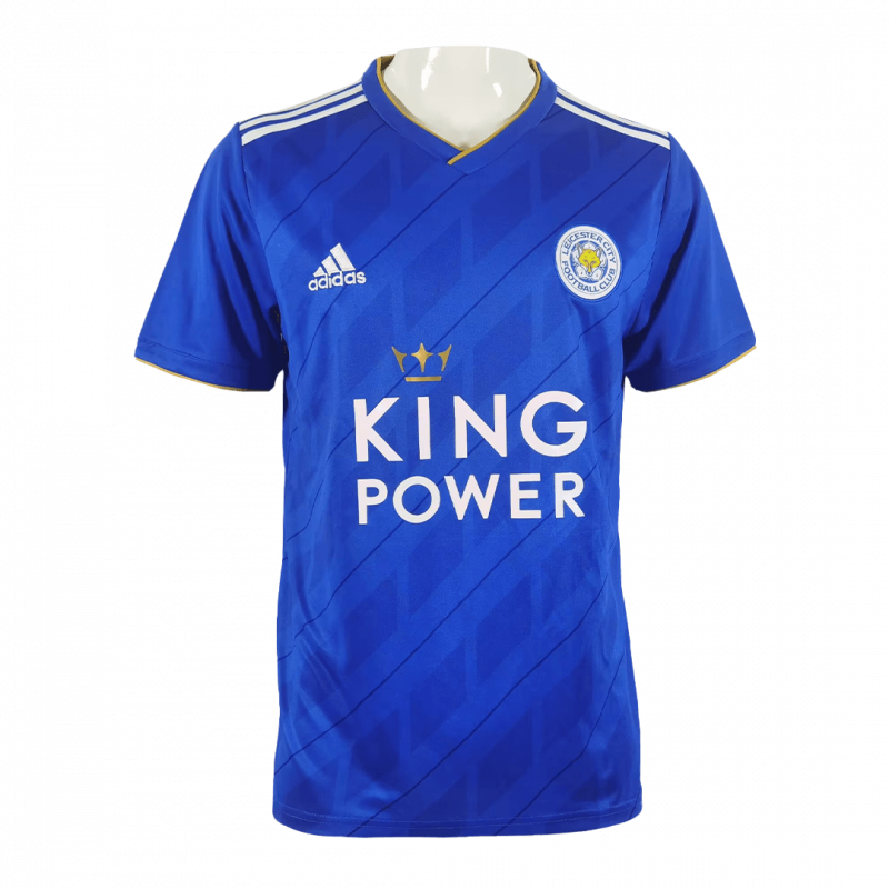 Leicester City 2018/19 Home Blue Retro Jersey