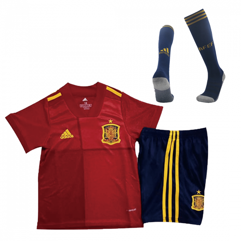 Spain 2020 Home Red Kids Kit