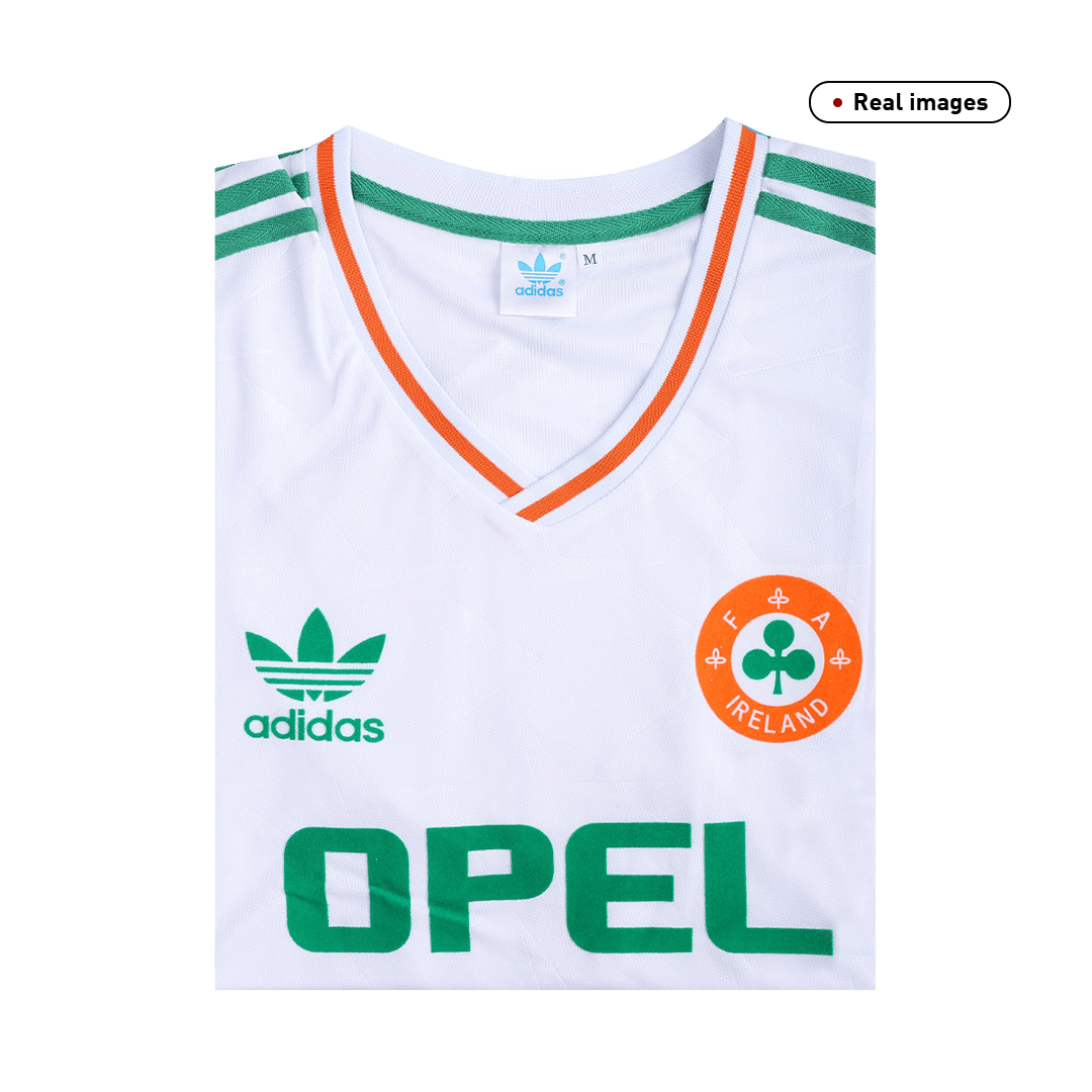 Iceland 1990 Away White Retro Jersey