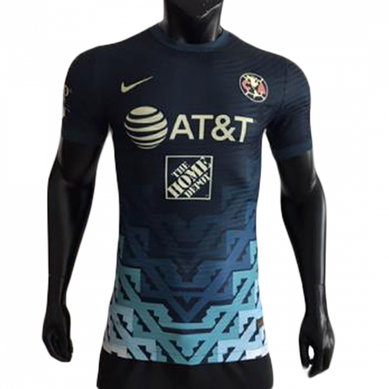 Club America 2021/22 Away Blue Player Version Jersey