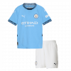 Manchester City 2024/25 Home Blue Kids Kit