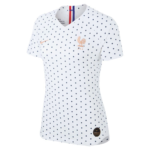 France 2019 Away White Long Sleeve Women Jersey