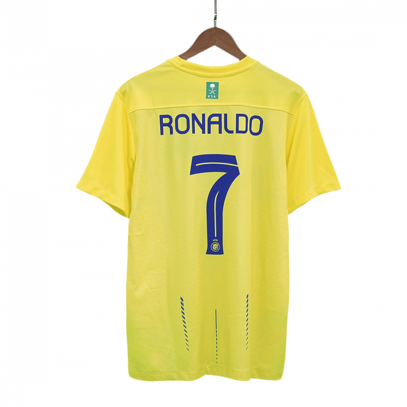 RONALDO #7 Al Nassr 2023/24 Home Yellow Premium Jersey