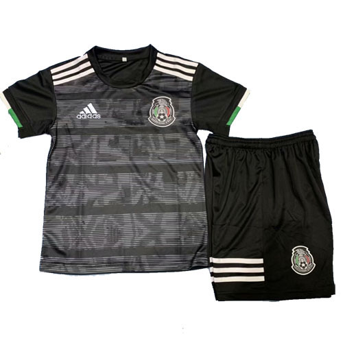 Mexico 2019 Home Black Kids Kit