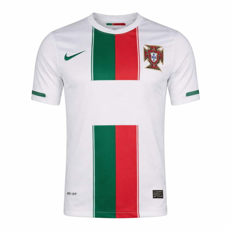 Portugal 2010 Away White Retro Jersey