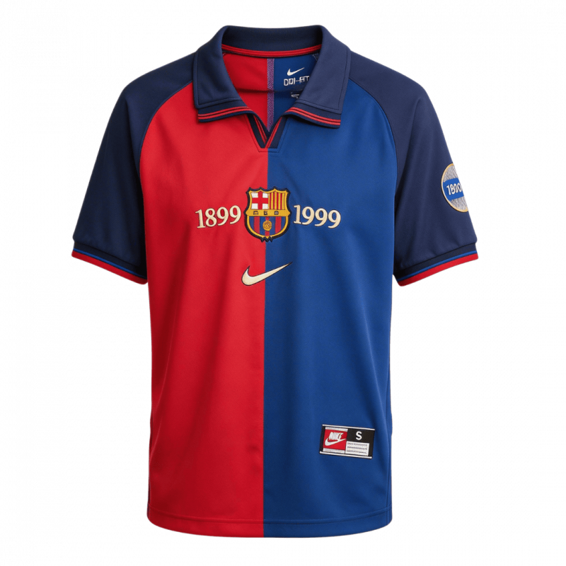 Barcelona 1999/00 Home Retro Jersey