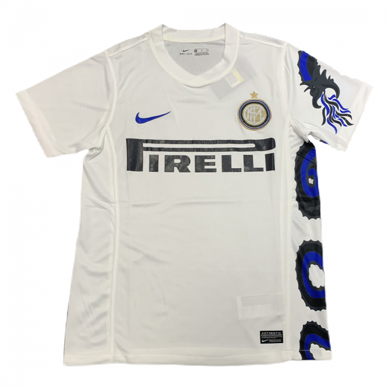Inter Milan 2010/11 Away White Retro Jersey