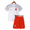 Poland 2022 Home White Kids Kit