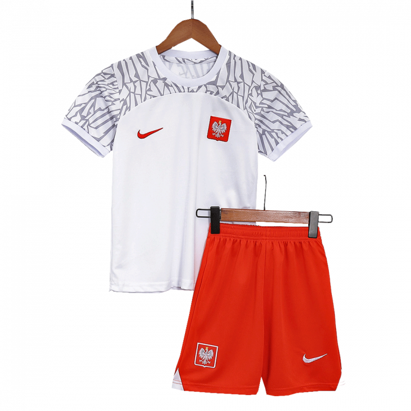 Poland 2022 Home White Kids Kit