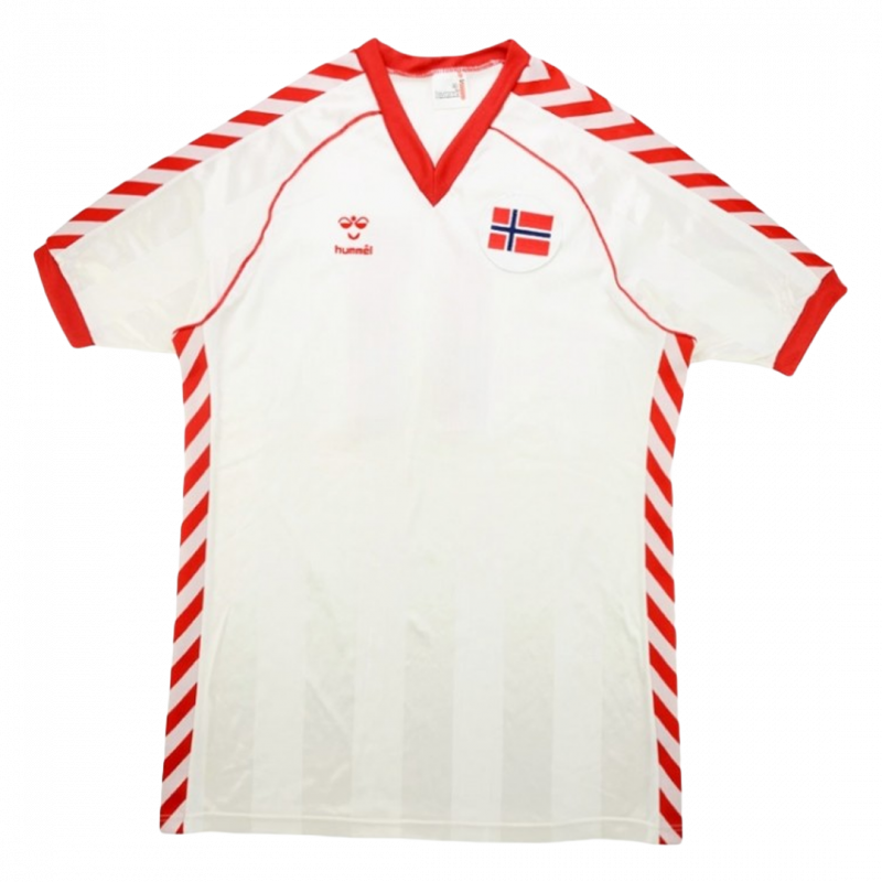 Norway 1984 Away White Retro Jersey