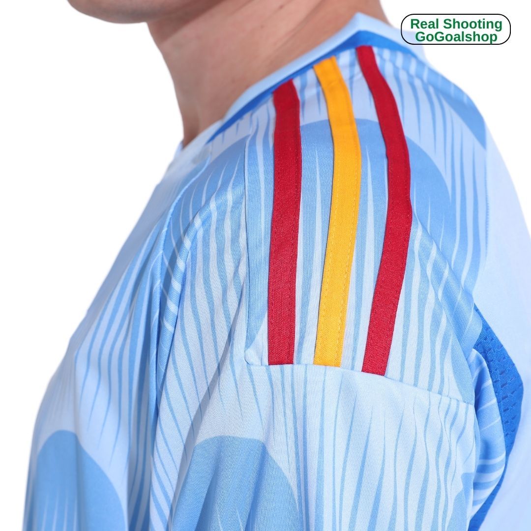 Spain 2022 Away Blue Jersey