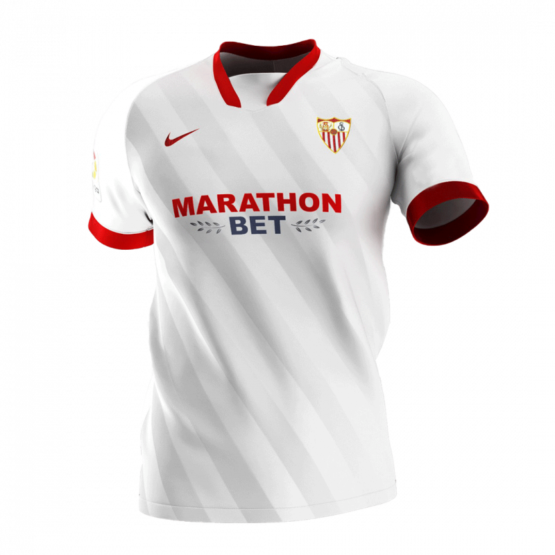 Sevilla 2020/21 Home White Jersey