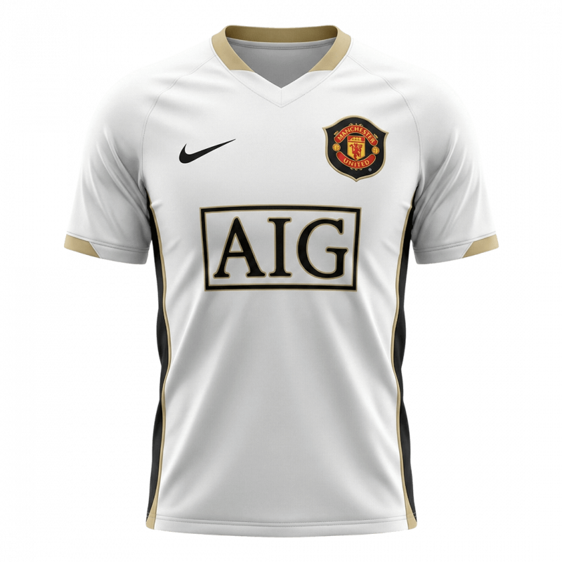Manchester United 2006/07 Away White Retro Jersey