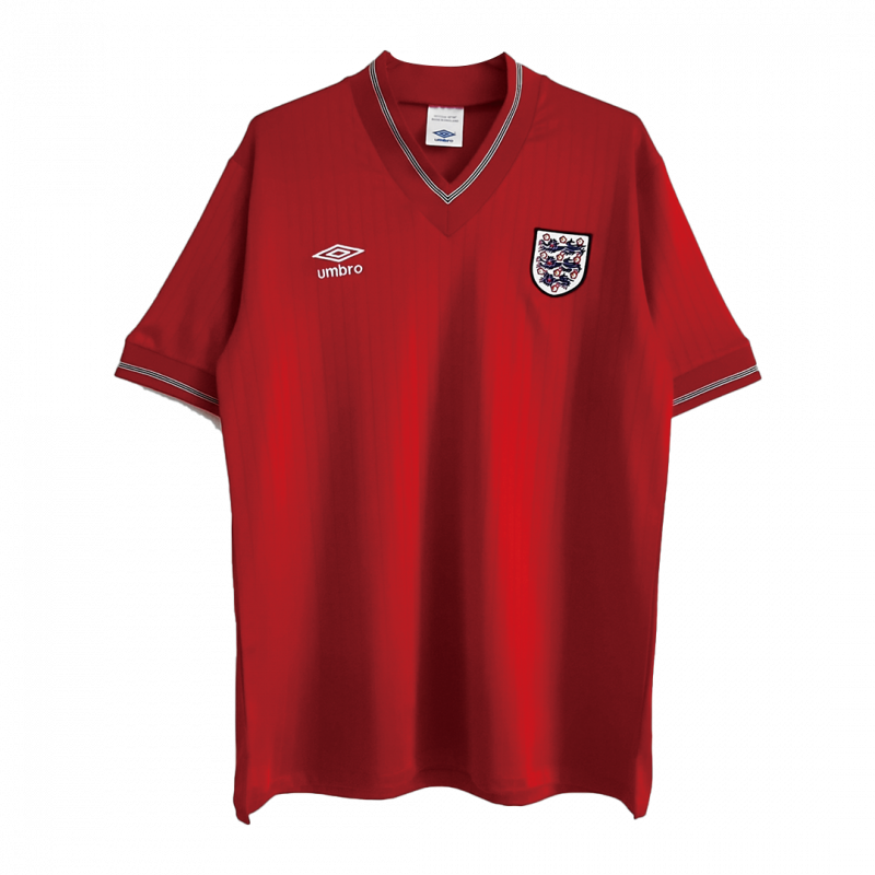 England 1984/87 Away Red Retro Jersey