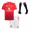Manchester United 2024/25 Home Red Kids Kit