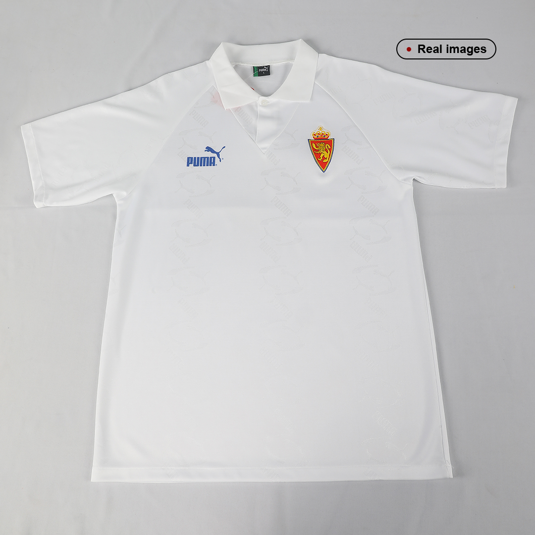 Real Zaragoza 1994/95 Home White Retro Jersey