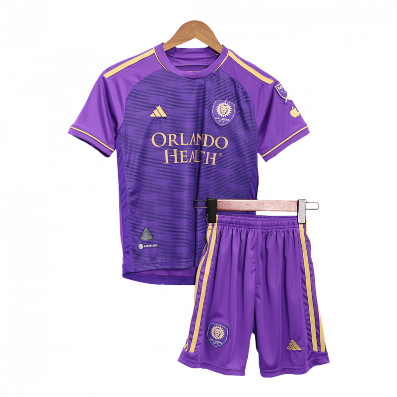 Orlando City 2023 Home Purple Kids Kit