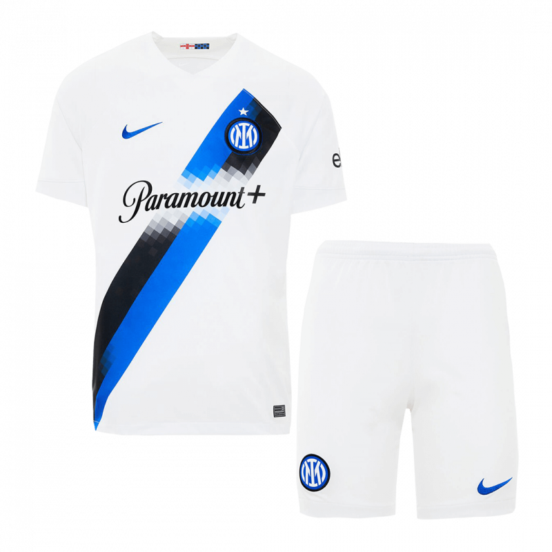 Inter Milan 2023/24 Away White Kids Kit