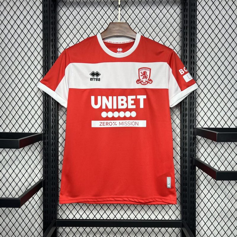 Middlesbrough maillot foot 2024/25 Home Jersey