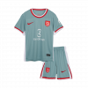 Atletico Madrid 2024/25 Away Green Kids Kit