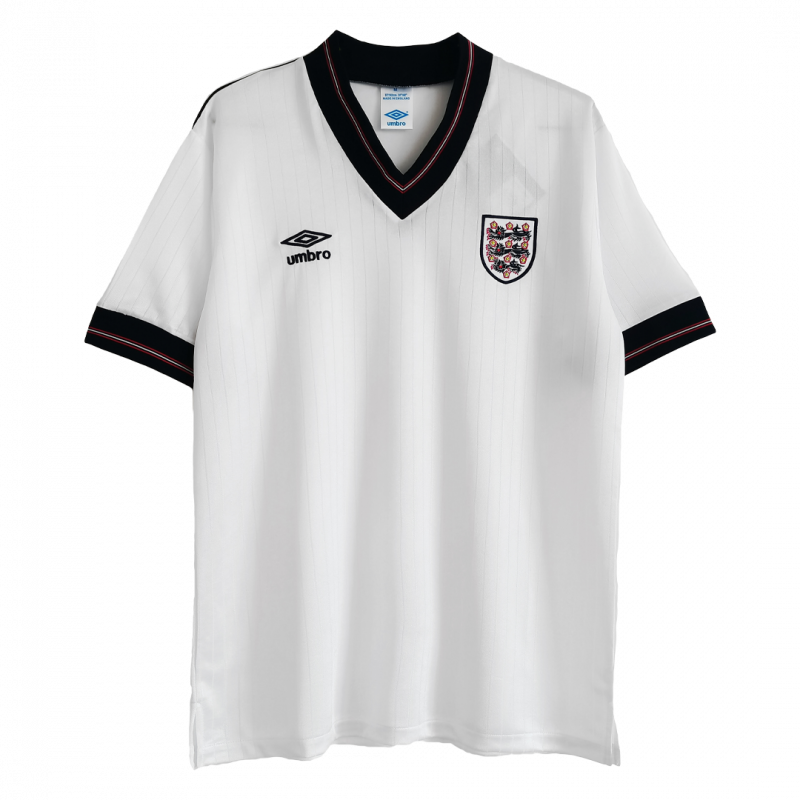 England 1984/87 Home White Retro Jersey