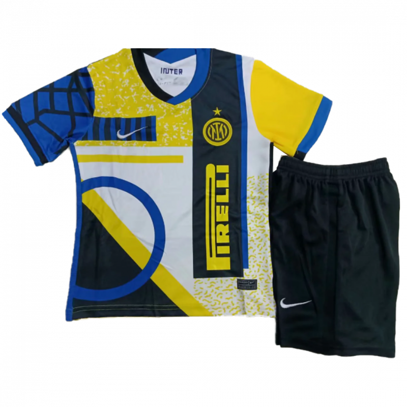 Inter Milan 2020/21 Fourth Yellow Kids Kit