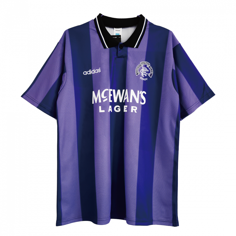 Glasgow Rangers 1994/95 Away Purple Retro Jersey