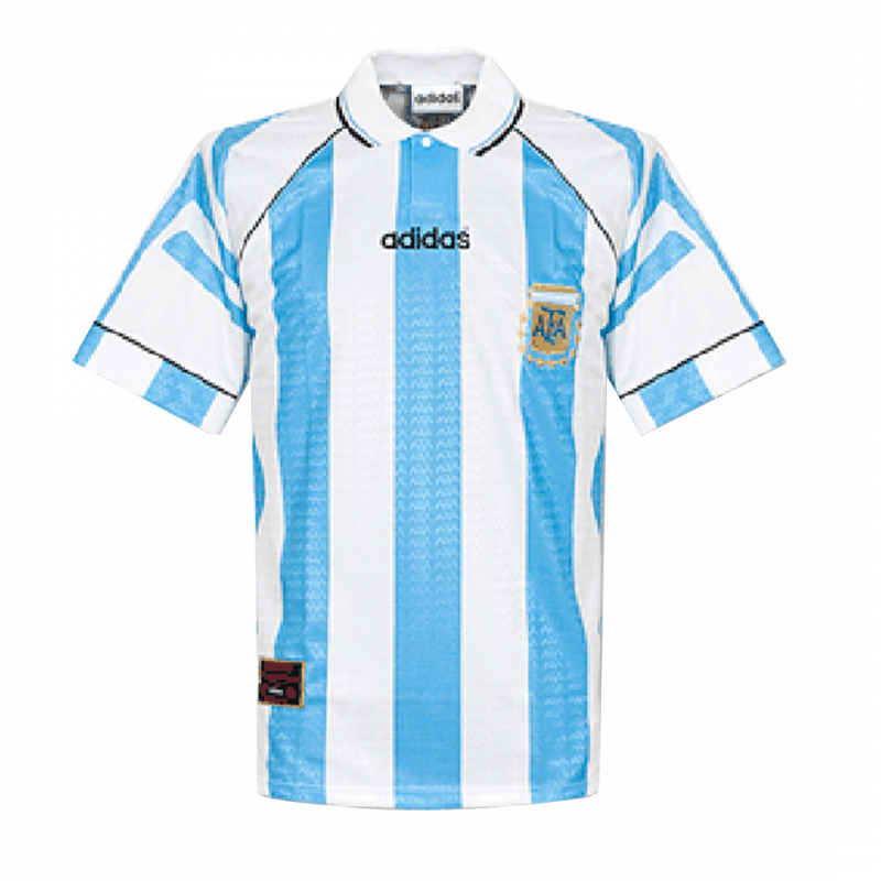 Argentina 1996 Home White Retro Jersey