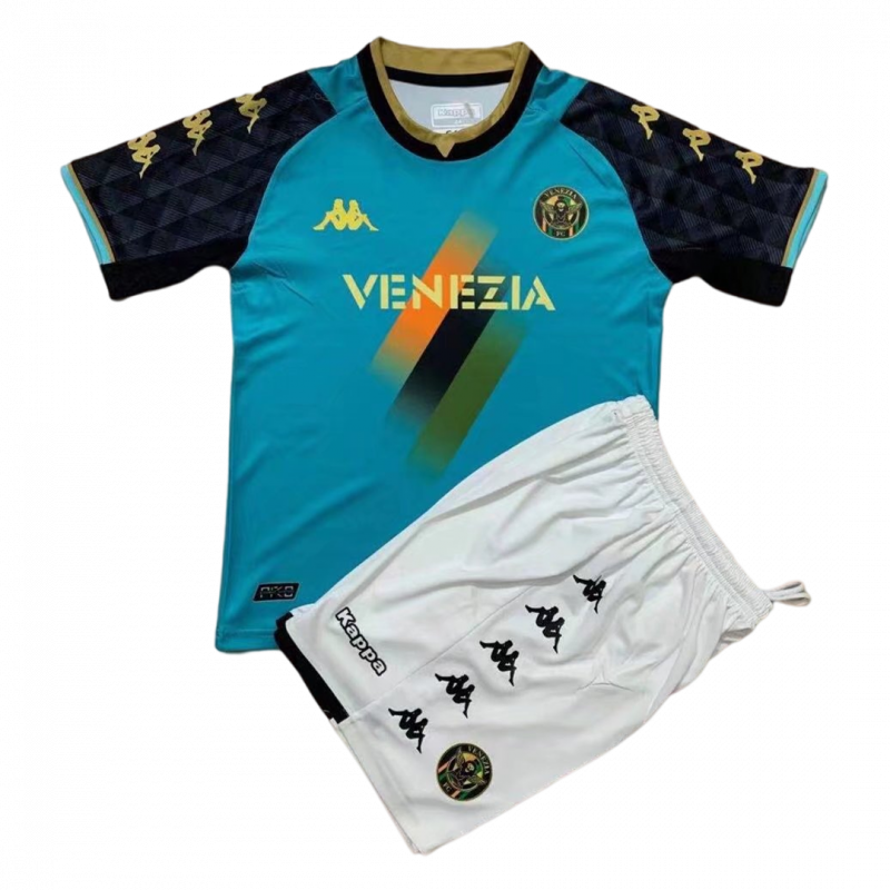 Venezia FC 2021/22 Third Black Kids Kit