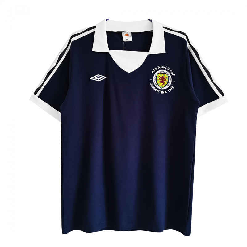 Scotland 1978 Home Blue Retro Jersey