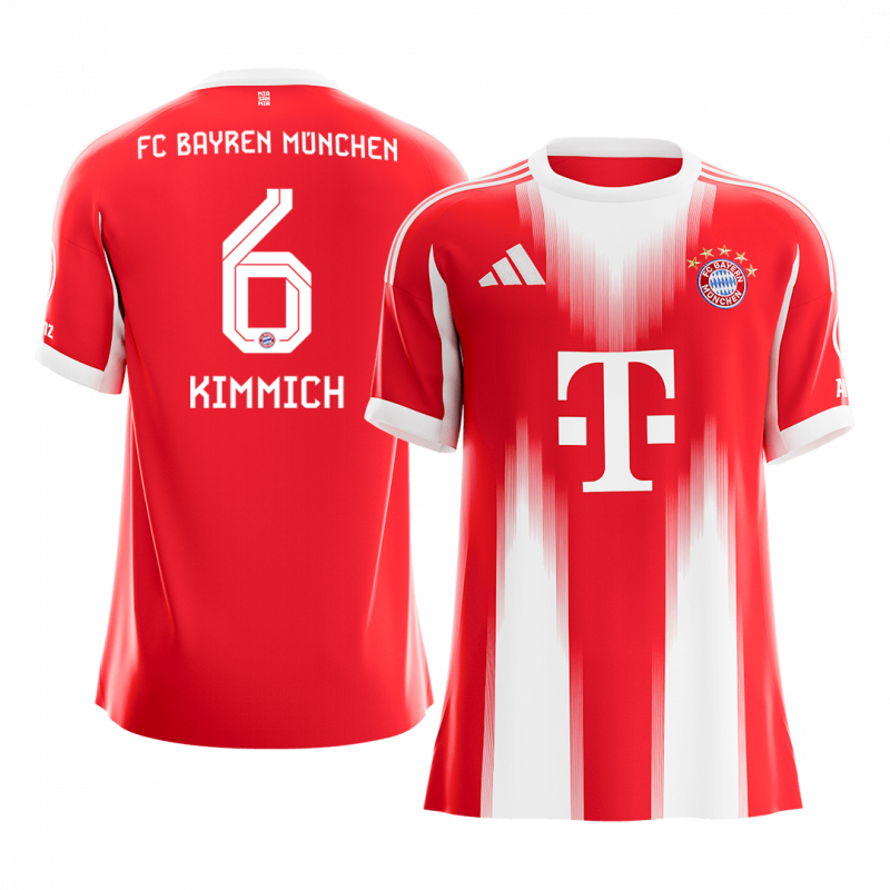 KIMMICH #6 Bayern Munich 2025/26 Home Red Premium Jersey