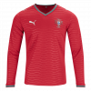 Portugal 2026 Home Red Player Version Long Sleeve Jersey