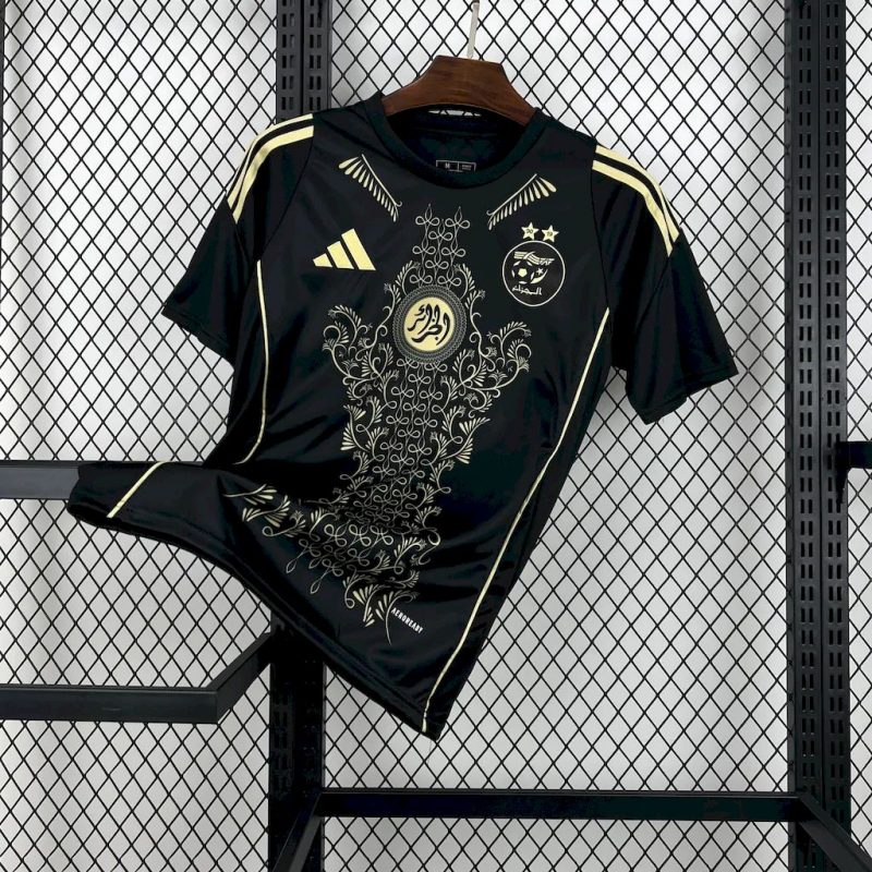 Algerie maillot foot 2024/25 Black Jersey