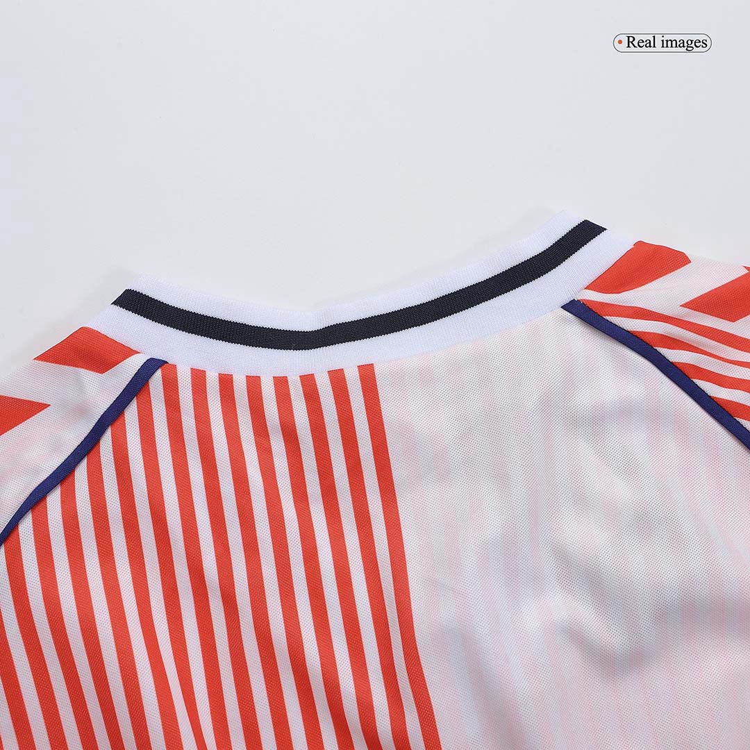 Denmark 1986 Away Pink Retro Jersey
