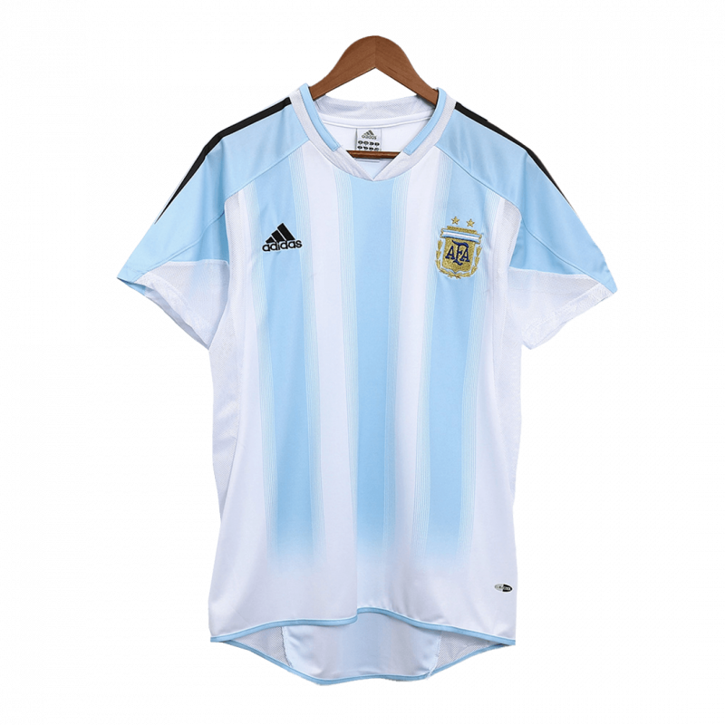 Argentina 2004/05 Home White Retro Jersey