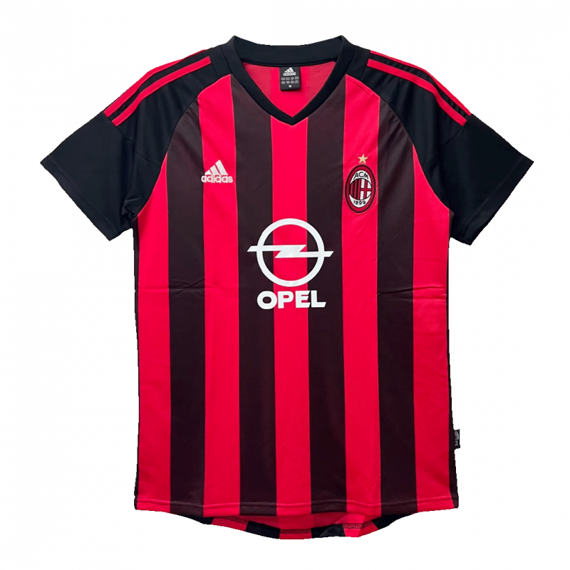 AC Milan 2002/03 Home Black Retro Jersey