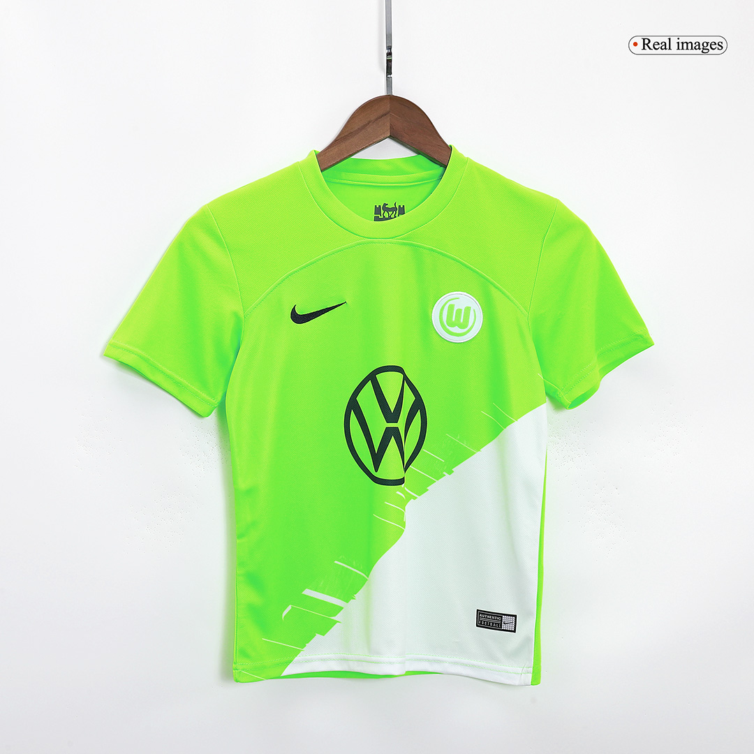 Wolfsburg 2023/24 Home Green Kids Kit