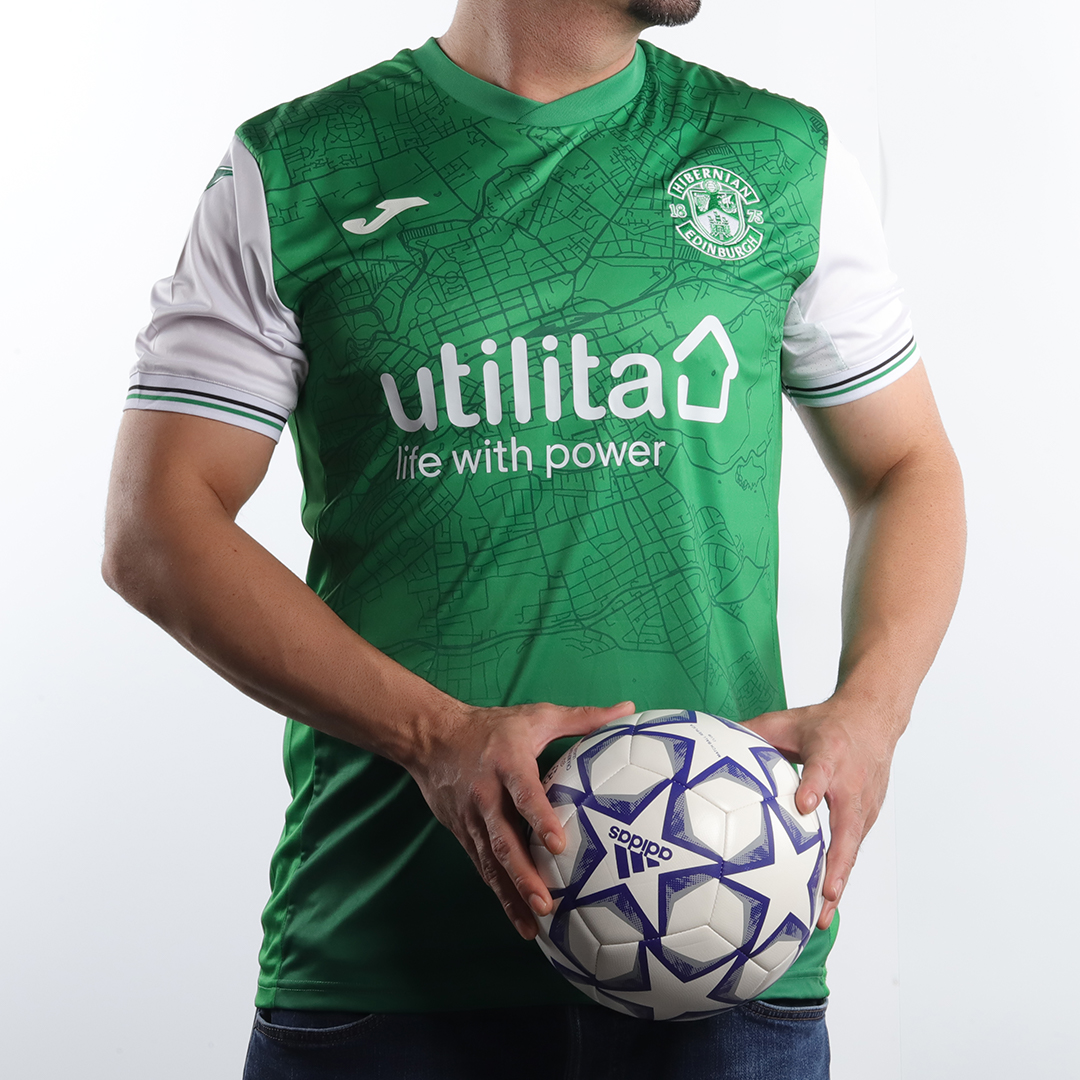 Hibernian 2021/22 Home White Jersey