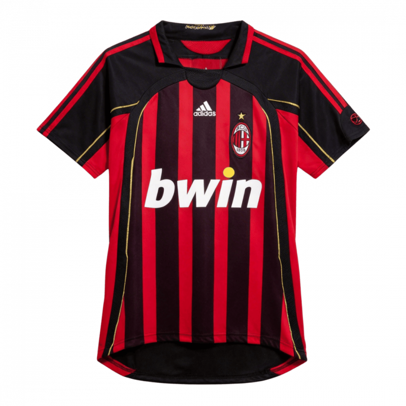 AC Milan 2006/07 Home Black Retro Jersey