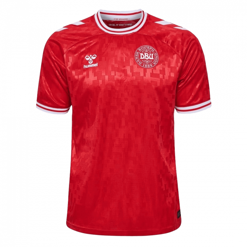 Denmark 2024 Home Red Jersey