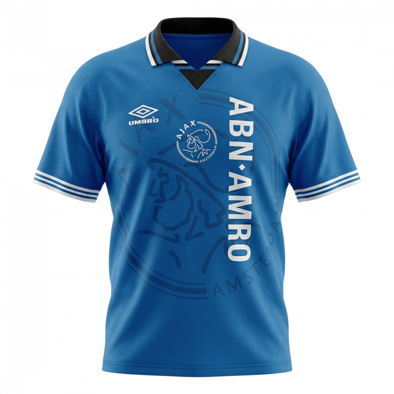 Ajax 1995/96 Away Blue Retro Jersey